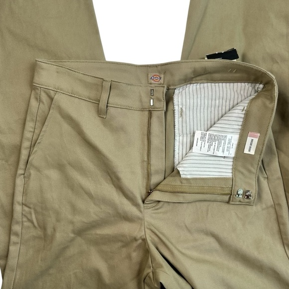 Dickies Women’s Regular-Fit Wide-Leg Work Pants – Khaki (Sand) – Size 29 – NWT - Picture 7 of 12